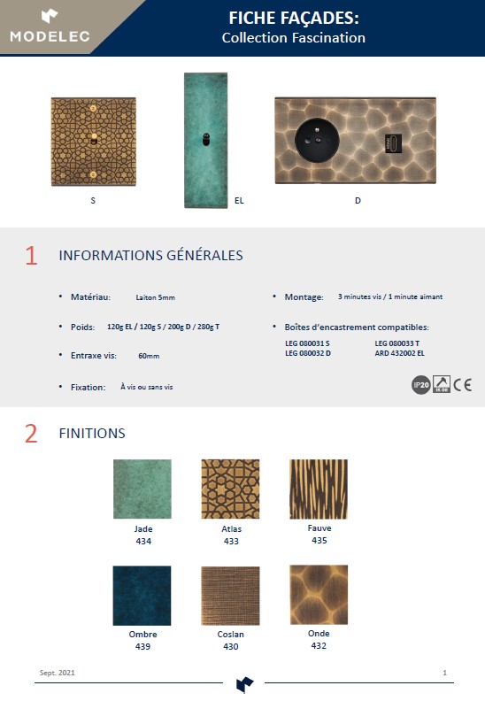 FICHE PRODUIT FASCINATION