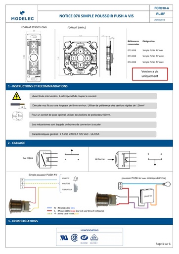 NOTICE 07X SIMPLE PUSH AV