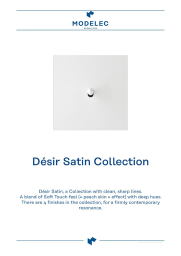 Désir Satin Collection datasheet