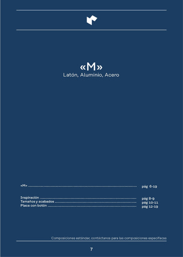 Fiche Collection M