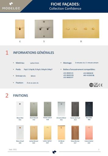 FICHE PRODUIT CONFIDENCE SIMPLE