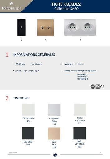 FICHE PRODUIT KARO SIMPLE