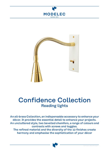 Confidence reading lights Collection datasheet